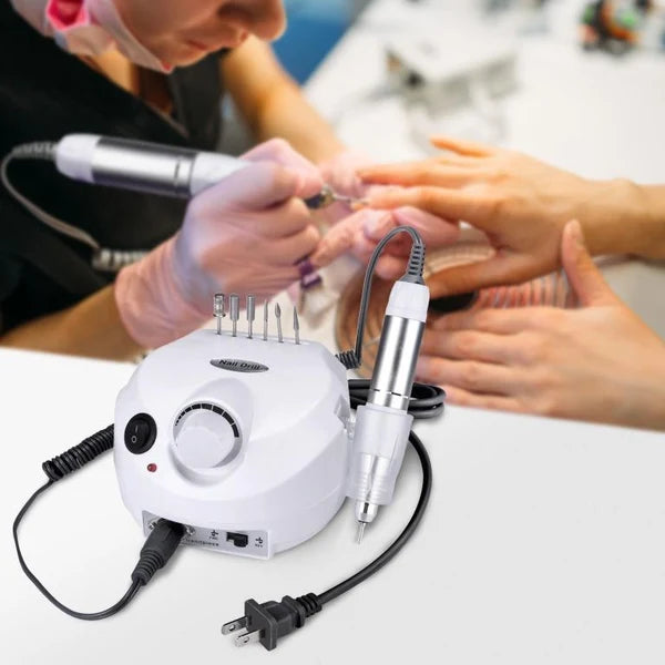Professional Electric Nail Drill Kit – 35,000 RPM (DM 202)