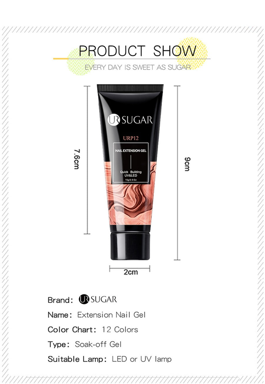 UR Sugar Poly Gel Nail Extension 15ml
