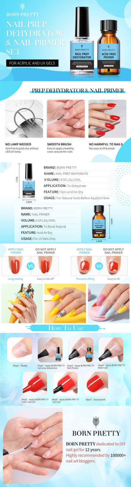 Born Pretty Nail Prep Dehydrator 15ml
