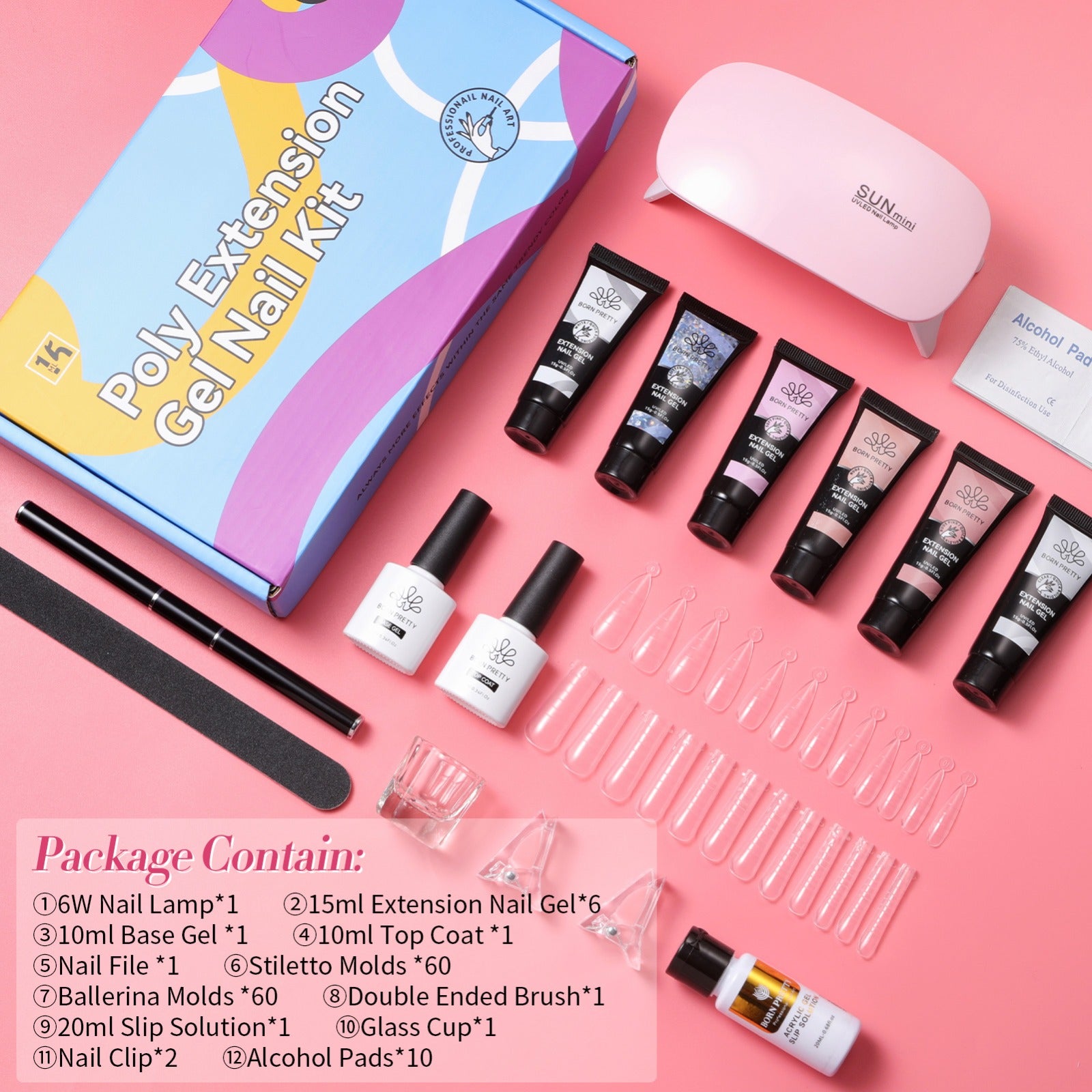 Born pretty Extension Gel Nail kit 15ml