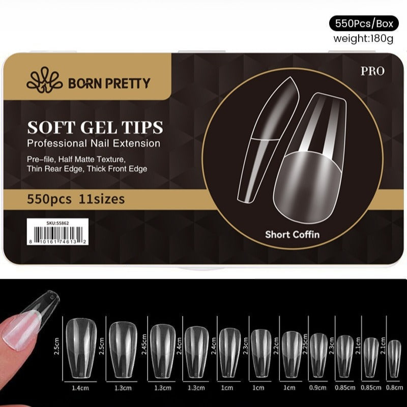 Born Pretty Soft Nail Tips 550pcs box