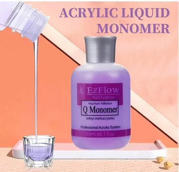 EZFlow Q Monomer Acrylic Liquid - 150ml | Professional Nail System