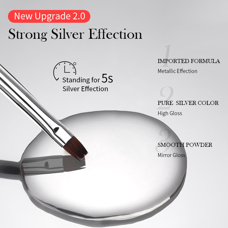 Super Shine Silver Metal Painting Gel