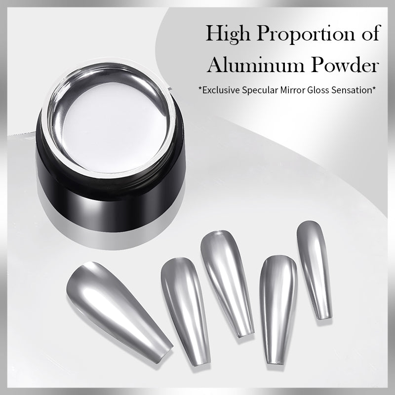 Super Shine Silver Metal Painting Gel